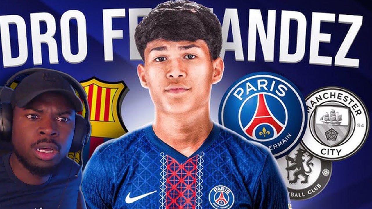 JE REACT A DRO FERNANDEZ !! IL SIGNE AU PSG ( react skilss, goals...) - JUNIORTV