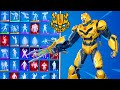 Fortnite Transformers Bumblebee doing all Funny Built-In Emotes #transformers