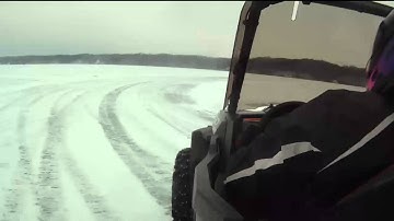 Polaris RZR XP 1000 Ice Riding & Drifting