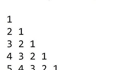 wap in java to 1 21 321 4321 54321
