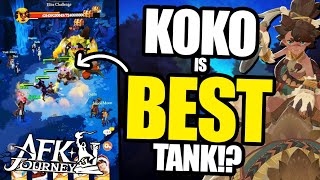 Koko is the BEST TANK as Well in AFK Journey