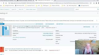 Using your Reading List Online RLO (HWLS)