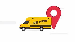 Animated Delivery Truck