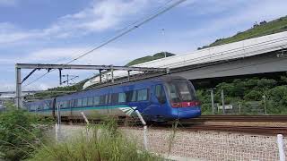 港鐵機場快線Adtranz CAF A-Train(K411/E111)駛經欣澳站西之波口位