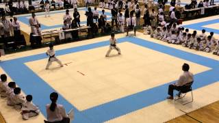 第55回　埼玉県空手道選手権大会　佐藤真　形　2回戦