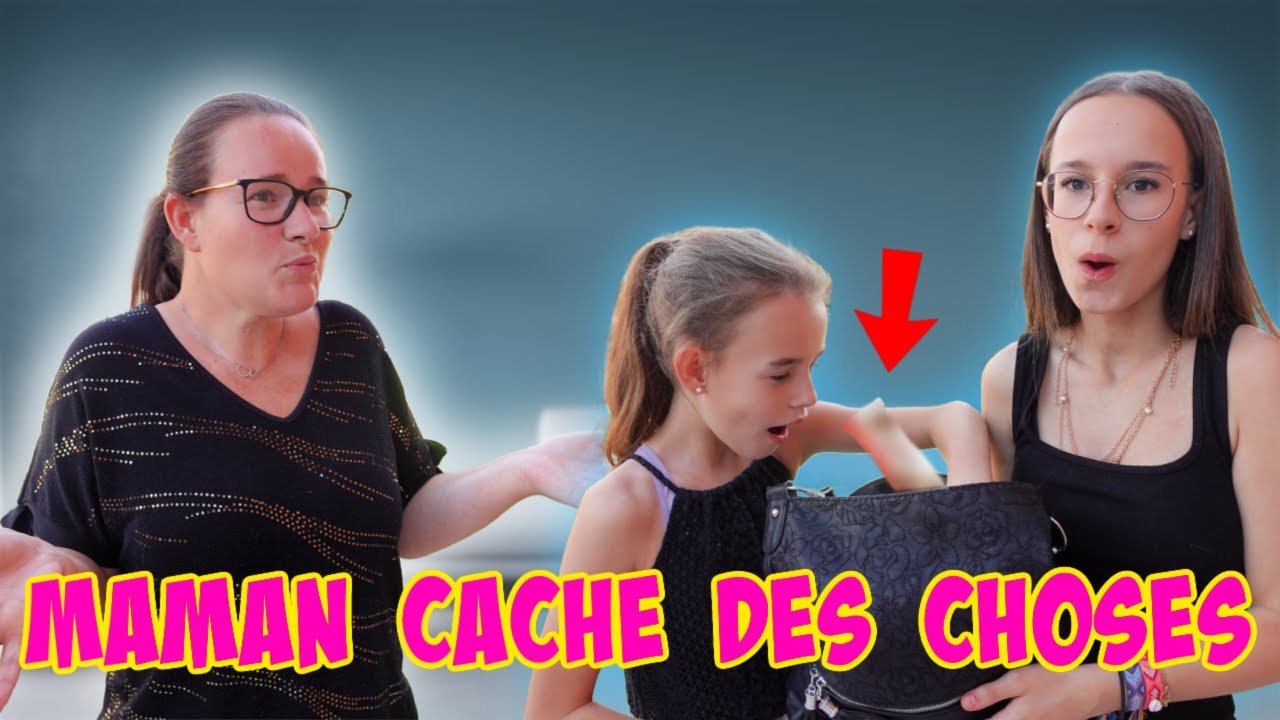 ON FOUILLE le SAC de MAMAN --- ELLE CACHE des CHOSES !!!