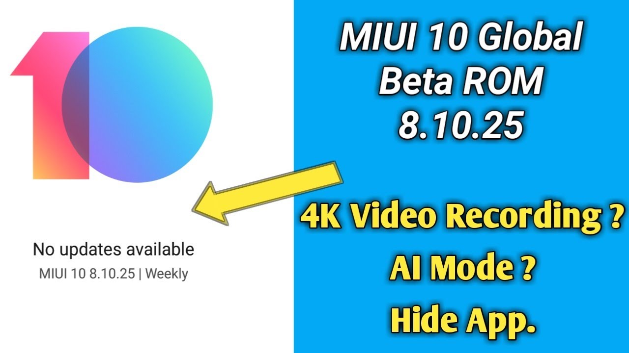MIUI 10 8.10.25 Global Beta ROM Weekly Update Full Review | MIUI 10 Update For Redmi Note 5 Pro