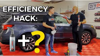 Wash, clay and PROTECT in 1 STEP! #diydetail #detailing #efficiency #paintcorrection