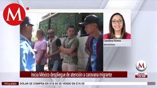 México inicia operativo para atender a nueva caravana migrante