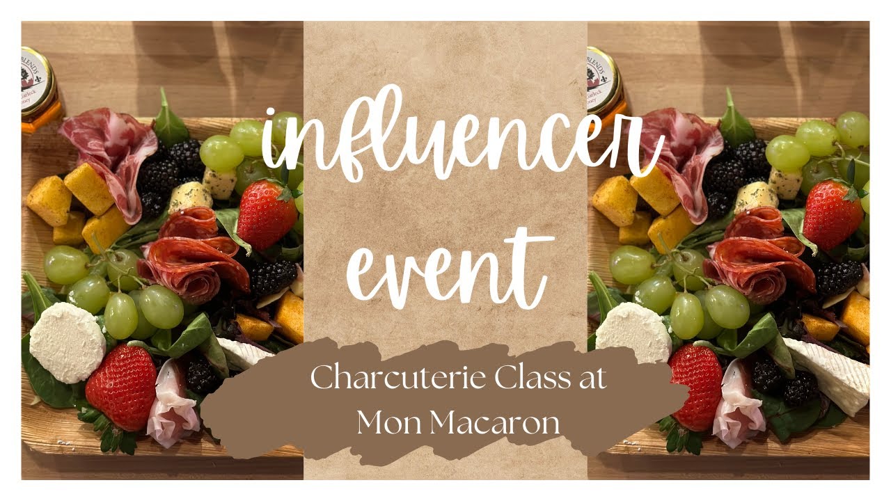 Come to a PR Influencer Event with Me | Charcuterie Class