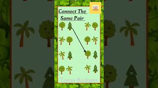 Fun Brain Exercise: Connect the Same Pair Game for Kids #Shorts