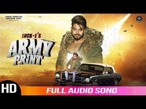 Army Print | Lucky Allapuri | Audio Song | New Punjabi Songs 2019 | Uproar Production