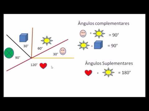Ângulos complementares e ângulos Suplementares para 7° ano - YouTube