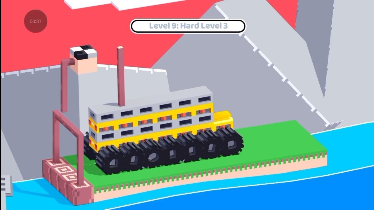 Fancade Level 9: Hard Level 3 | Heavy Wheels Challenge