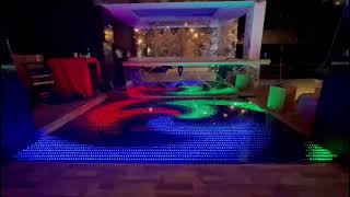 Yer Sahnesi, Dans Pisti, Rgb Animasyonlu Dans Alanı, Pixel Led Dekorasyon
