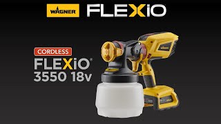 Wagner FLEXiO 3550 18V Cordless Paint Sprayer Overview