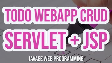 JAVAEE: WEBAPP TODO CON SERVLET E JSP #4 - CONNESSIONE CON JDBC