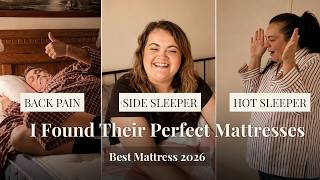 Best Mattress for Side Sleepers, Hot Sleepers & Back Pain | Tested For Real People In Real Bedrooms