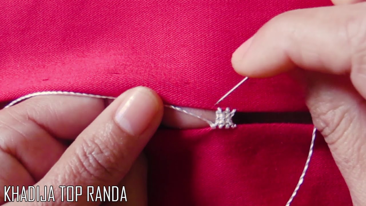 تعليم ملاقية شبيه بالسفيفة بغرزة سحرية رائعة مع خديجة