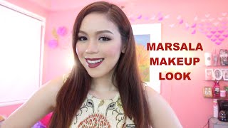 MARSALA MAKEUP LOOK - candyloveart