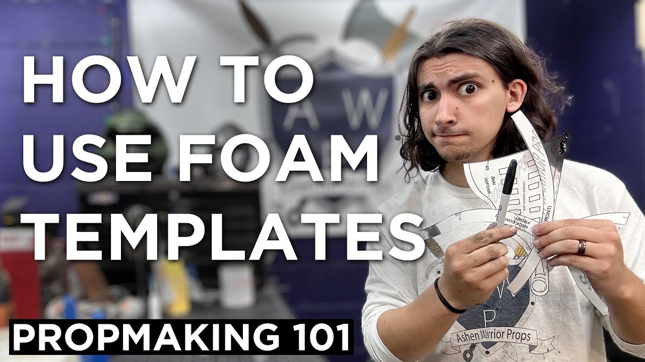 HOW TO USE FOAM TEMPLATES | Propmaking 101