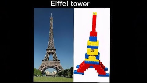 Eiffel Tower | Building Blocks kids | Blocks Eiffel Tower | Lego Blocks #blocks #eiffeltower #lego