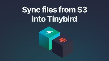 Sync files from S3 into Tinybird