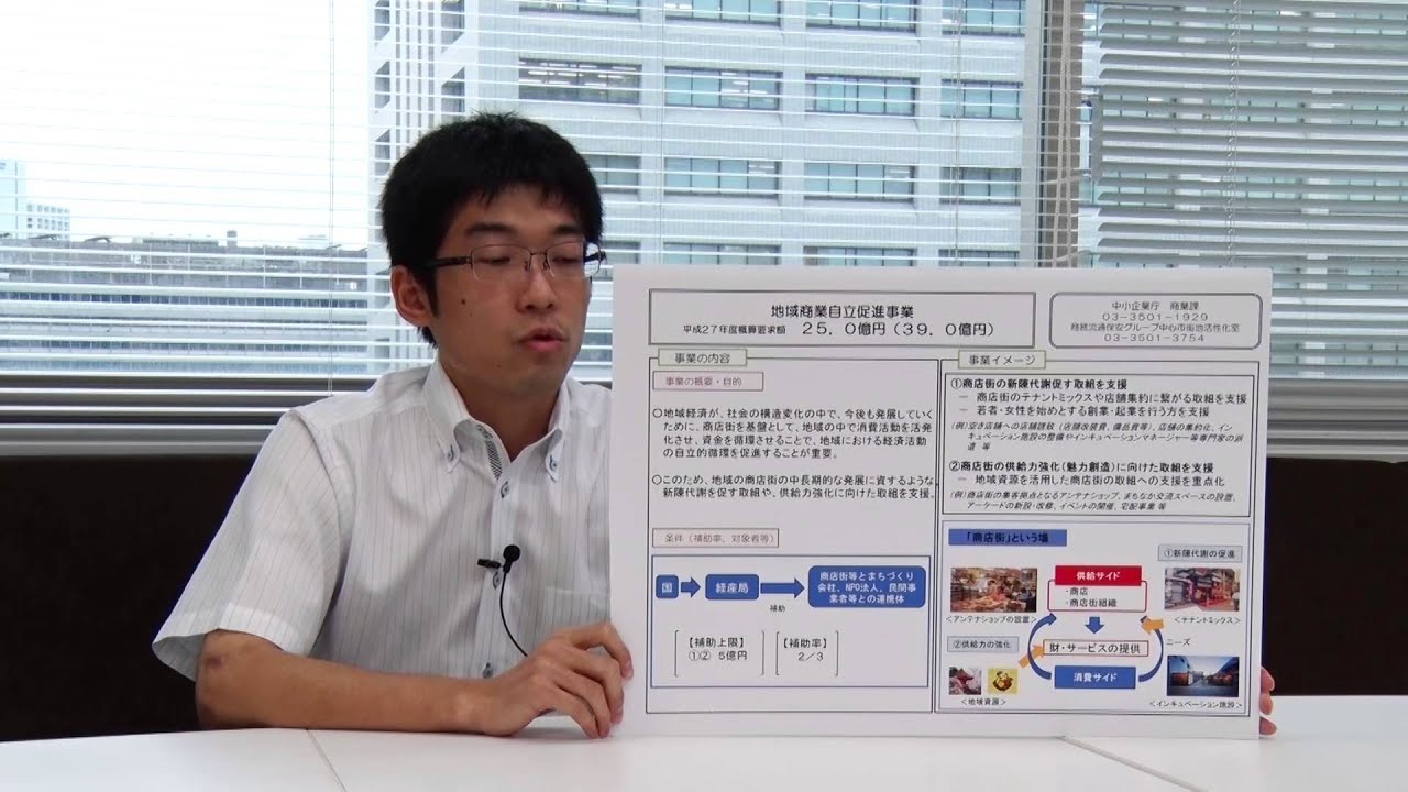 0920 中小企業庁 地域商業自立促進事業 Youtube
