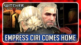 Witcher 3 🌟 BLOOD AND WINE 🌟 Empress Ciri Visits Geralt Ending\/Epilogue