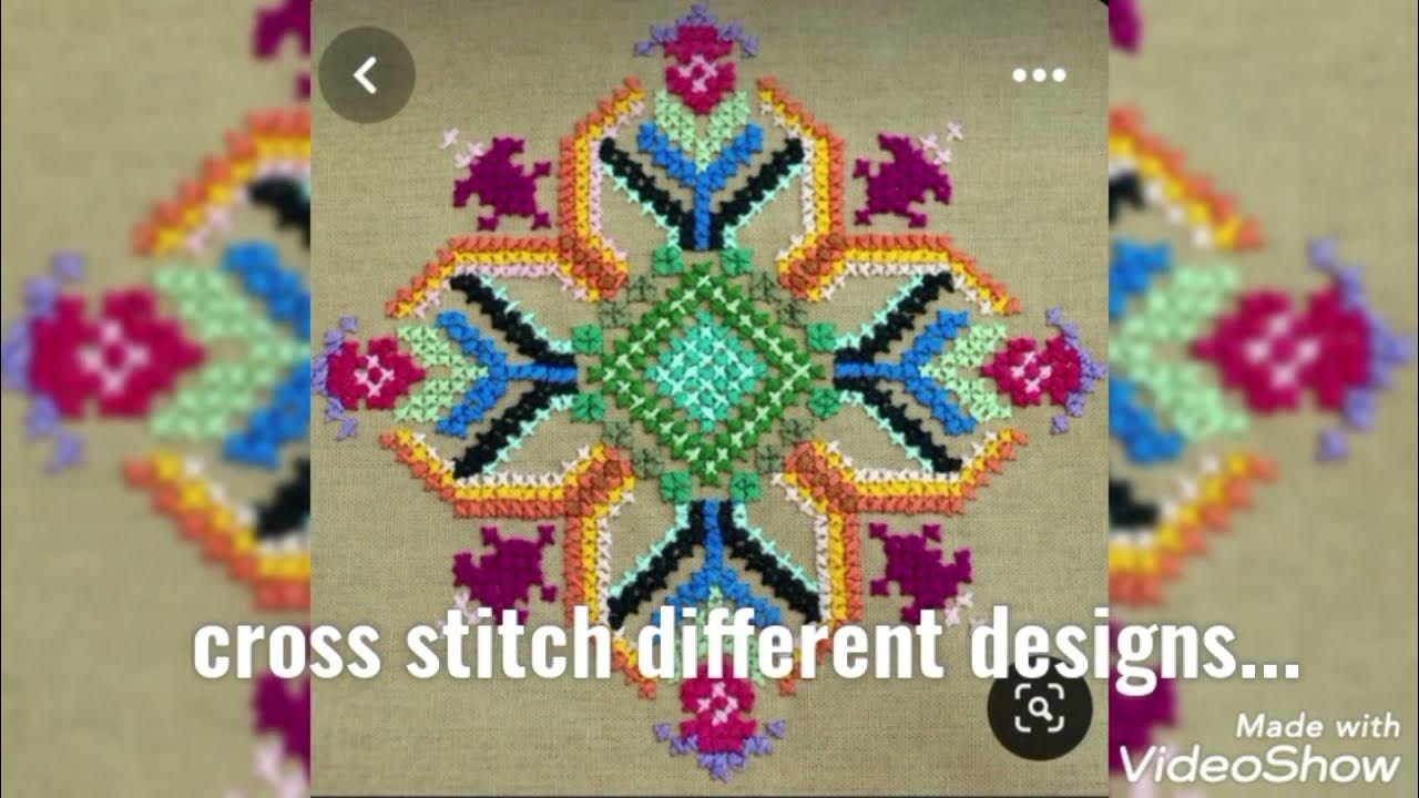 Most beautiful desighns cross stitch. YouTube