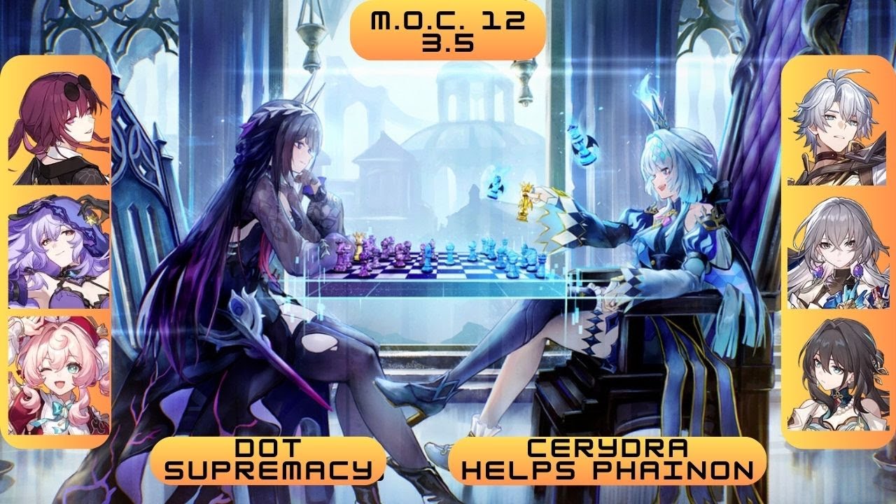 3.5 banners are insane! Hysilens Triple DOT / Cerydra supporting Phainon on MOC - Honkai Star Rail