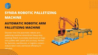 Robotic Palletizing in Action Auto-Stack Boxes and Bags with Precision! | SyndaPack