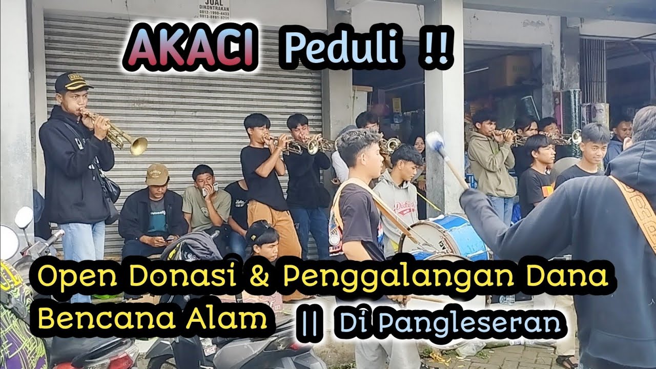 Kekasih Halal Mengalun Merdu Bersama Drumband AKACI Saat Acara Galang Dana Bencana Daerah