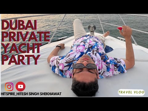 Private Yacht Party at Dubai marina #luxury #dxb #hitspire #marinadubai #yacht #burjalarab #india #7