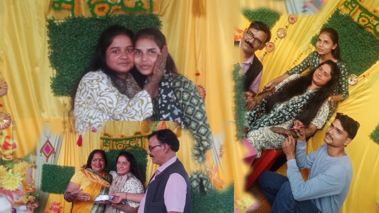 हो गई मेंहदी रश्म 🤗✓शाक्य रजनी बौद्ध जी की शादी || प्रज्ञा उर्फ नंदनी बौद्ध ज#blogger #singer #music