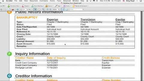 How to Read a Credit Report