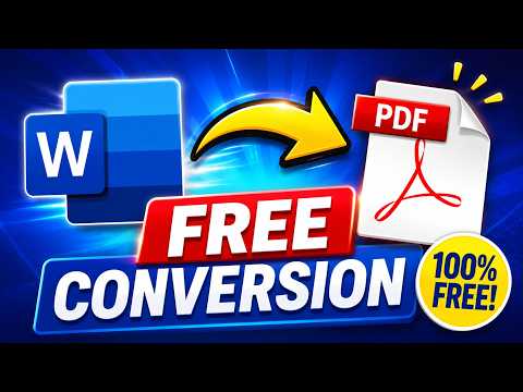 How to Convert Word to PDF (Online 100% Free)