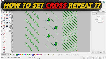 How To Set Cross Repeat In Our Design | Shree Shiv Design Gallery | Amrish Virani