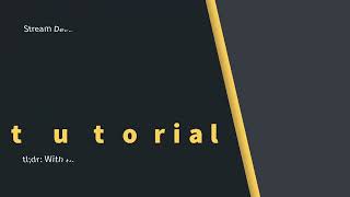 Scripting tutorial for the Stream Deck Midi plugin