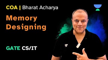 COA Memory Designing Explained by Bharat Acharya | GATE 2026 CS/IT Must Watch!