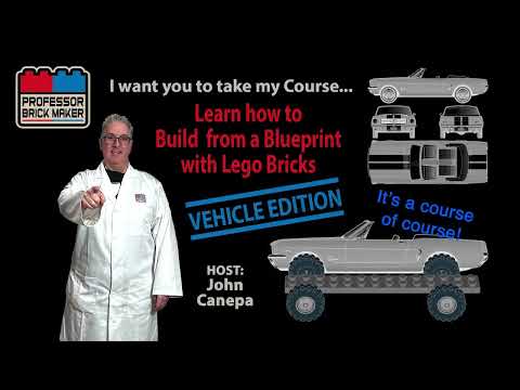 Building from Blueprints with Lego Bricks: Vehicle Edition - Promo Video V2
