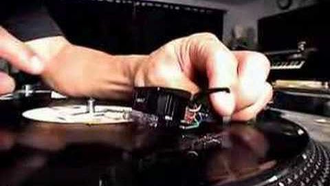 Setting up turntable for scratching