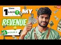 1 lakh view 100352  my youtube revenue  money money money