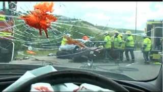 18+ Very Graphic - Dangers of texting while driving - UK SMS Commercial