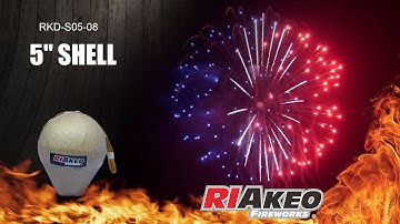 DISPLAY SHELL-5 INCH RKD-S05-08 | RIAKEO FIREWORKS