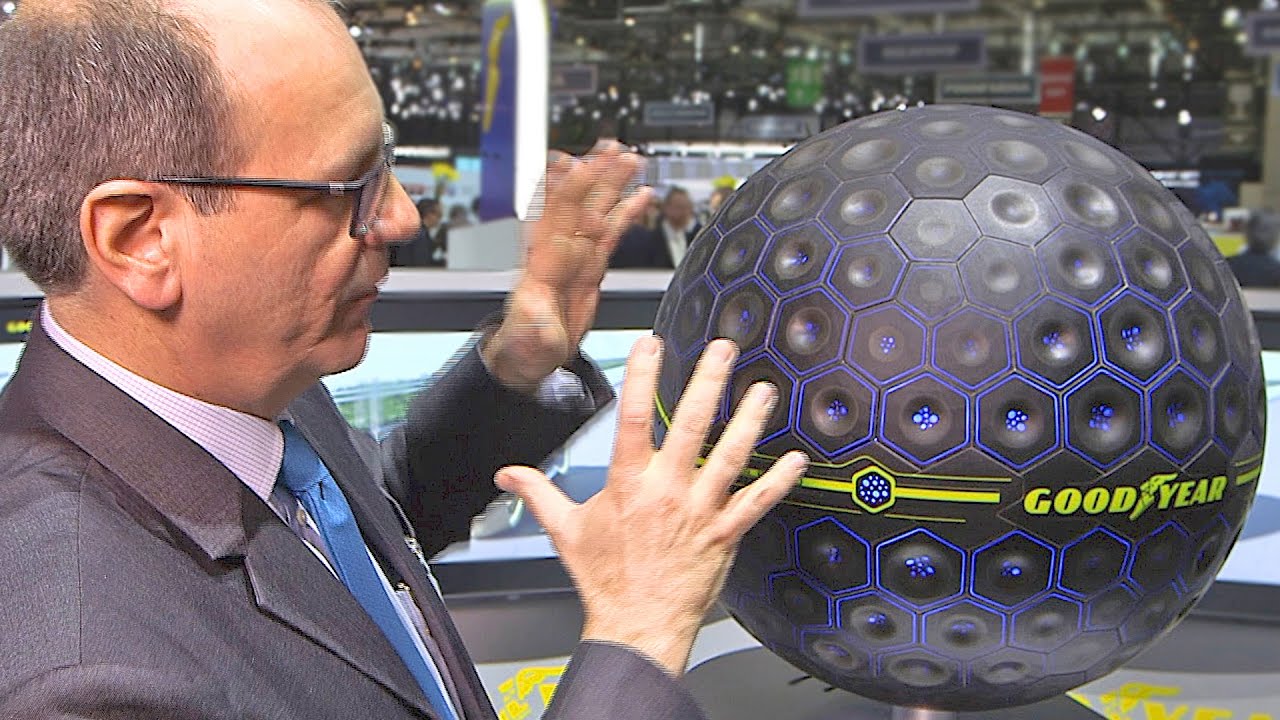 The Future Tire? It's Spherical, Connected and Self-Repairing! [YOUCAR]