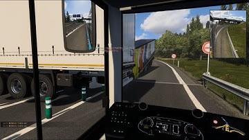 [#0276] Traffic ACCIDENT | 1 STUCK + 1 SUNKEN Scania after collision! | ETS2 TruckersMP