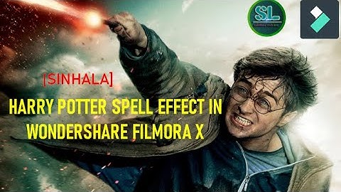 How to Make Harry Potter SPELL EFFECT in wondershare fimora x | Sinhala | සිංහල | graphic styleLK