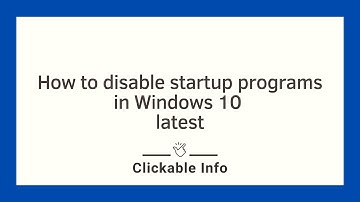 Windows 10 - How to Disable start up programs 2021 | Speedup your Computer, Laptop