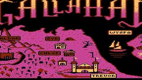 775 Gallahad with English subtitles Atari 8 bit 800 XL XE, HD 60fps